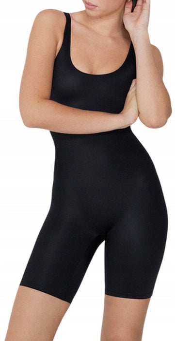TEZENIS rövid, alakformáló Ultralight kombidressz (Fekete)